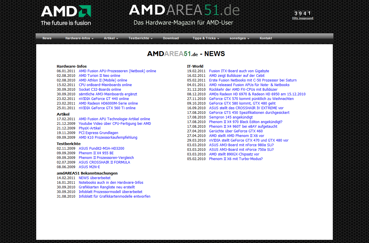 amdAREA51 mit PHP Untersttzung