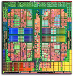 Phenom X4 Prozessor Die-Shot