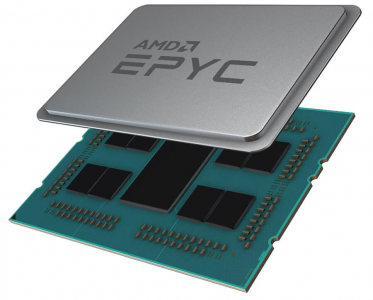 AMD EPYC Vorderseite DIE Rendering